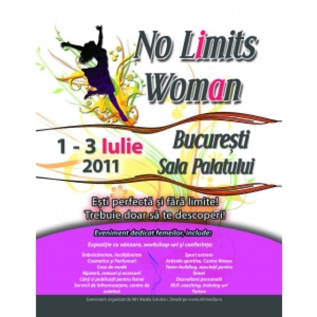 No Limits Woman: cel mai mare eveniment dedicat femeilor din Romania