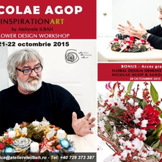  Celebrul florist Nicolae Agop pentru 3 zile in Romania! 