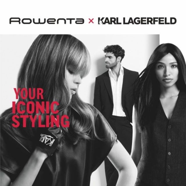 Karl Lagerfeld si Rowenta lanseaza in Romania o linie in editie limitata de produse pentru ingrijirea parului