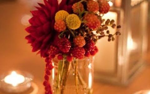 Aranjamente florale pentru o nunta de toamna