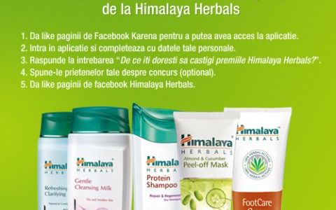 Castiga produse de ingrijire de la Himalaya Herbals