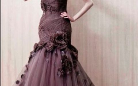Noul trend: rochia de mireasa colorata 