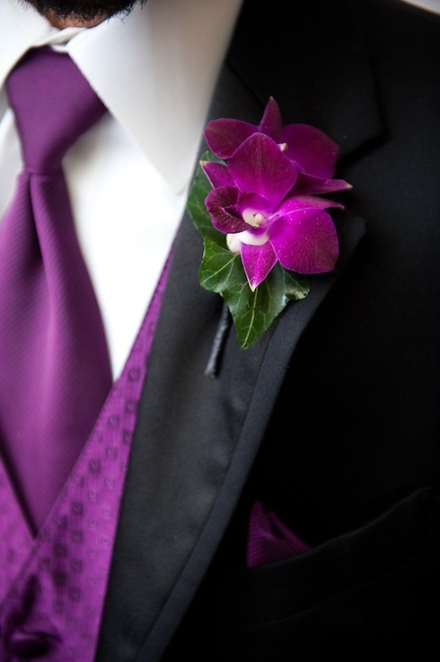 Cravata in nuanta Radiant Orchid