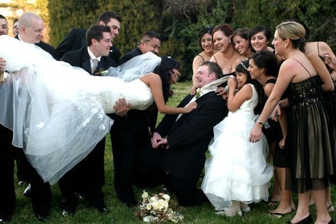 Fotografii amuzante la nunta 