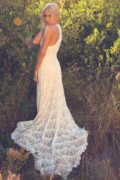 Model de rochie crosetata pt nunta