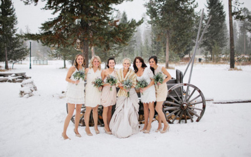 Sedinta foto pentru nunta de iarna