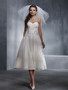 Rochie de mireasa scurta sub 2500 lei Decosta