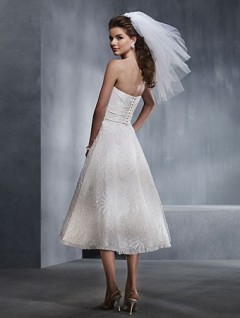 Rochie de mireasa scurta sub 2500 lei Decosta