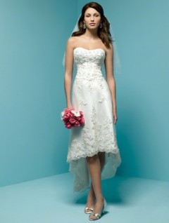 Rochie de mireasa scurta sub 2500 lei Decosta