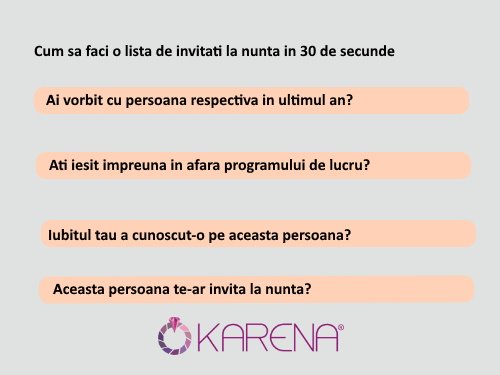 lista de invitati la nunta
