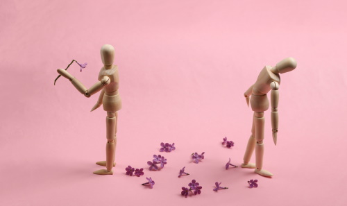 relatie destramata concept