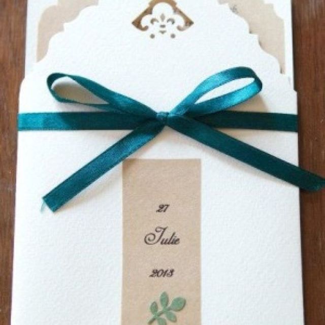 Invitatii de nunta handmade: cele mai frumoase modele