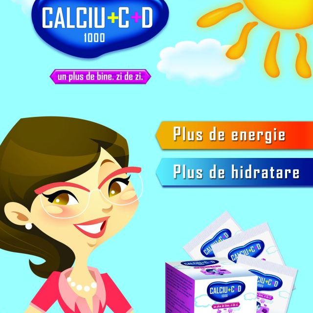 Calciu+C+D - Un plus de bine. Zi de zi.