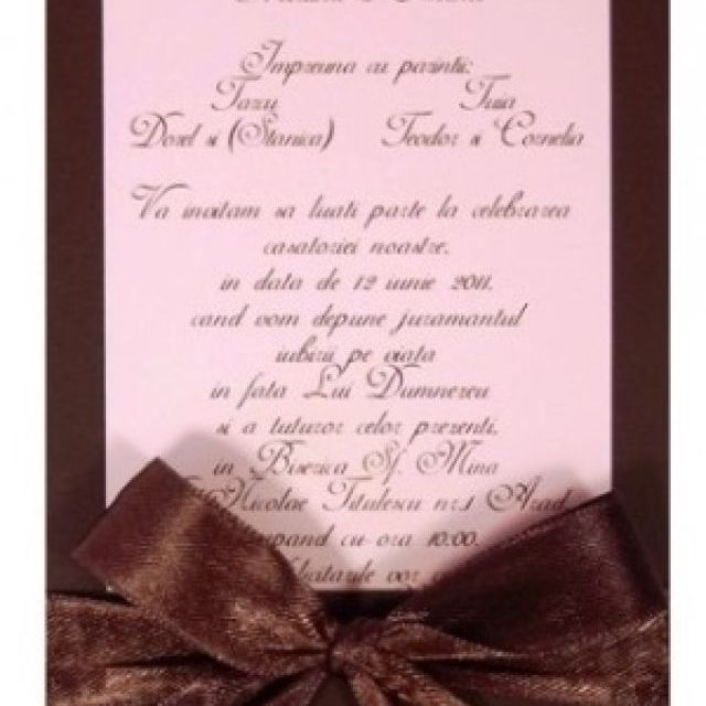 Invitatii de nunta elegante: modele pentru toate bugetele