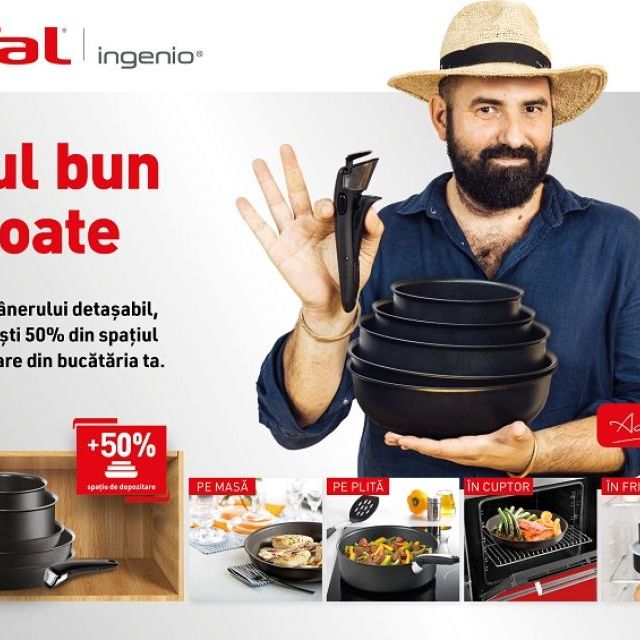 Versatilitate si ergonomie cu Tefal Ingenio