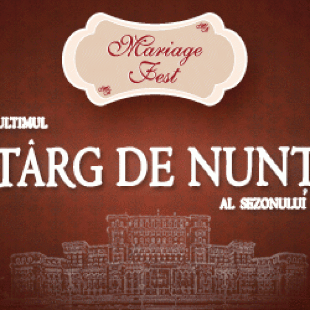 TARGUL DE NUNTI Mariage Fest are loc in Piata Constitutiei in perioada 1-3 noiembrie