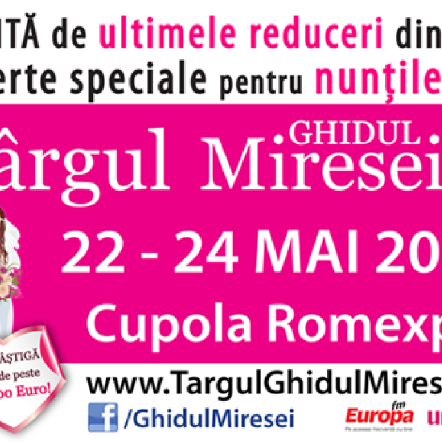 Ultimele reduceri din 2015 si oferte speciale pentru nuntile 2016