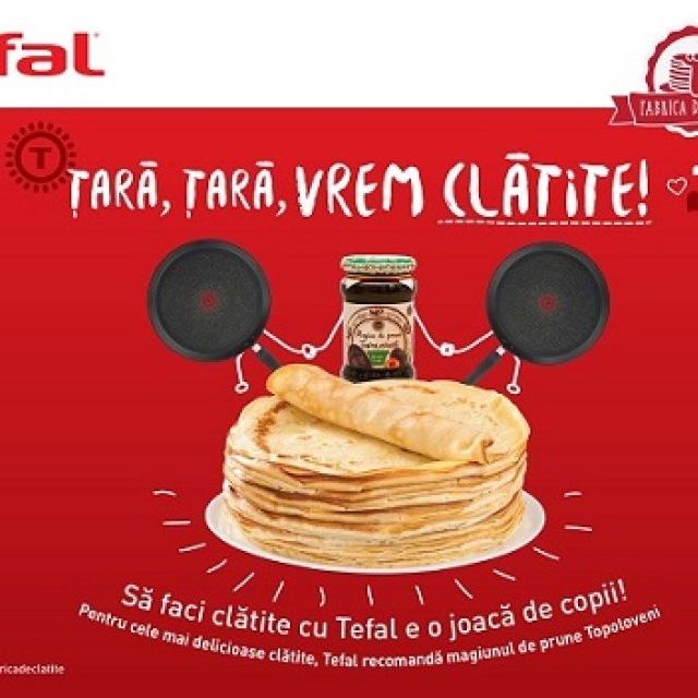 Fabrica de Clatite Tefal. Tara, tara vrem clatite! 