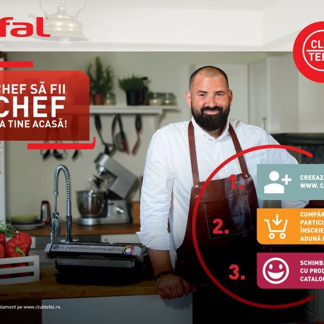 Inscrie-te in Club Tefal, acumuleaza puncte si alege-ti  produsele din catalog