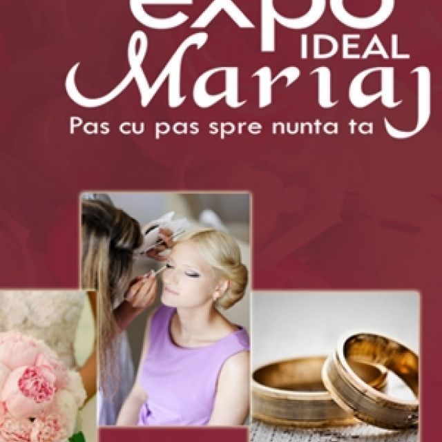 Rochia cu fir de aur si diamante si caleasca de gheata la Expo Ideal Mariaj