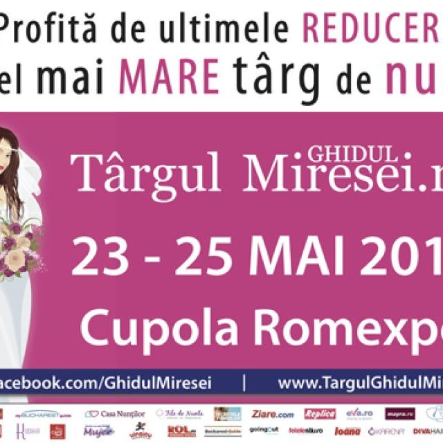 Targul de Nunti Ghidul Miresei Mai 2014
