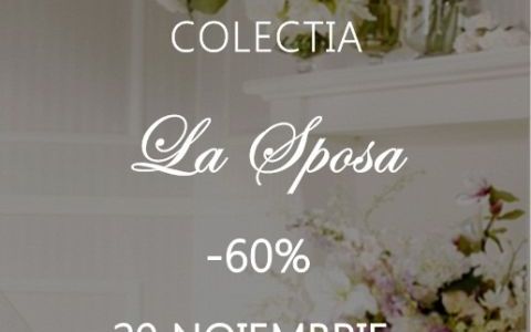 Reduceri de pana la -60% la colectiile LA SPOSA pentru mirese in magazinul BIEN SAVVY din Bucuresti