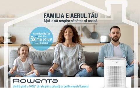 Purifica AerulFamilieiTale cu Pure Air Genius de la Rowenta