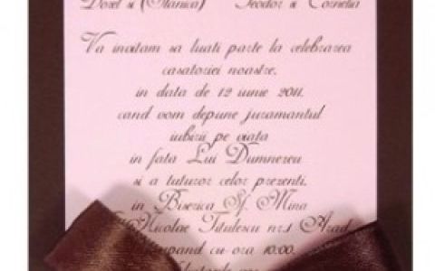 Invitatii de nunta elegante: modele pentru toate bugetele