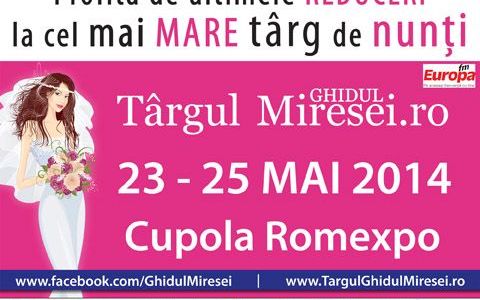 Targul de Nunti Ghidul Miresei 23-25 Mai: cadouri de peste 200.000 de euro