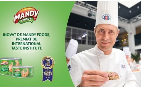 Mandy Foods castiga Superior Taste Award 2022 pentru produsul Vegetal Original