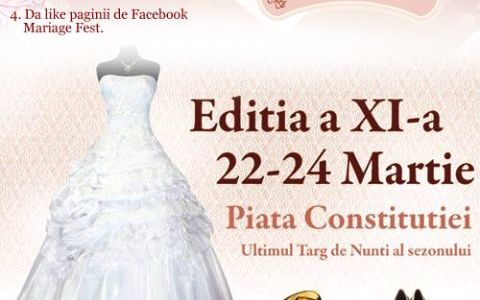 Castiga una dintre cele 100 de invitatii duble la Mariage Fest si la Targul de Cosmetice Estetix