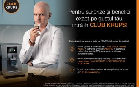 Intra in Club Krups si castiga premii garantate!