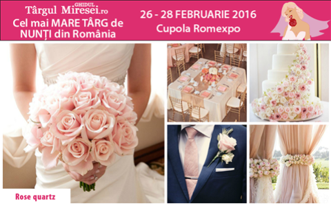 Targul de Nunti Ghidul Miresei, 26 28 Februarie 2016, Cupola Romexpo, Bucuresti