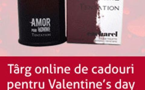 Targ online cu cadouri de Valentines Day! Vino si tu si alege cadoul ideal pentru persoana iubita!