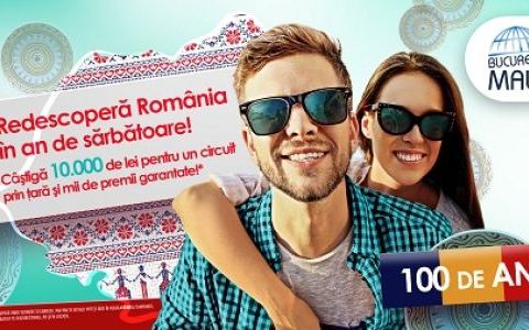 In anul Centenarului, Bucuresti Mall ofera 10.000 de lei pentru un circuit prin Romania