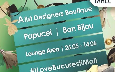 Stil indraznet si rafinat: brandurile Papucei si Bon Bijou la Designers Boutique din Bucuresti Mall 