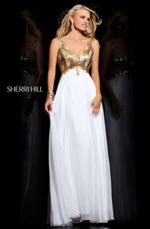 Sherri Hill 21044 (Ivory Romania) 