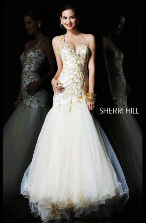 Sherri Hill 1572 (Ivory Romania)