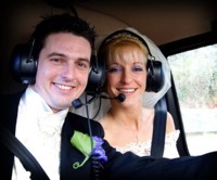 Transport cu elicopterul la nunta