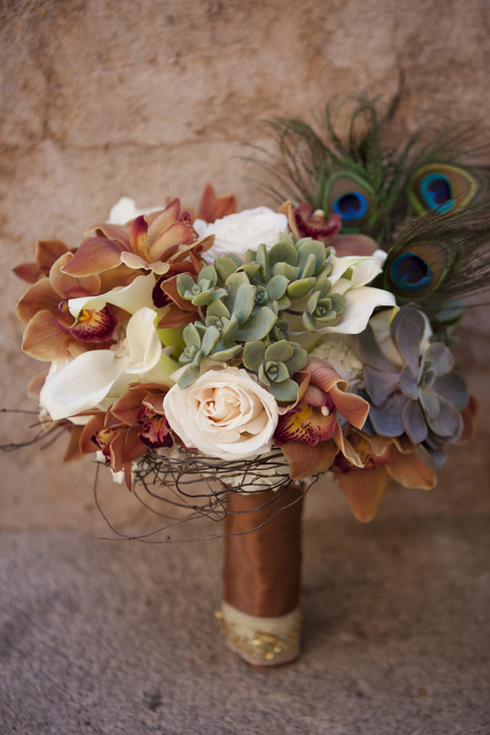 Buchet rustic de mireasa 