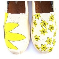 Pantofi pentru mire cu tematica floarea soarelui