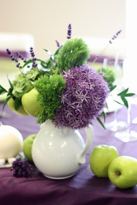Aranjament floral pentru masa de nunta Aranjament floral pentru masa de nunta