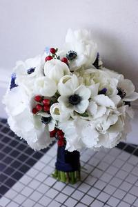 Buchet de mireasa cu hortensii Buchet de mireasa cu hortensii