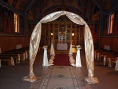 Arcada pentru biserica la nunta