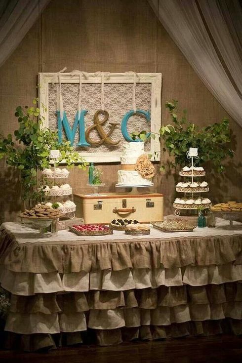 Candy-bar rustic de nunta