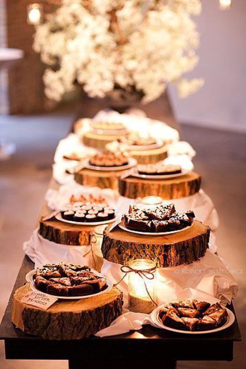 Candy-bar rustic de nunta