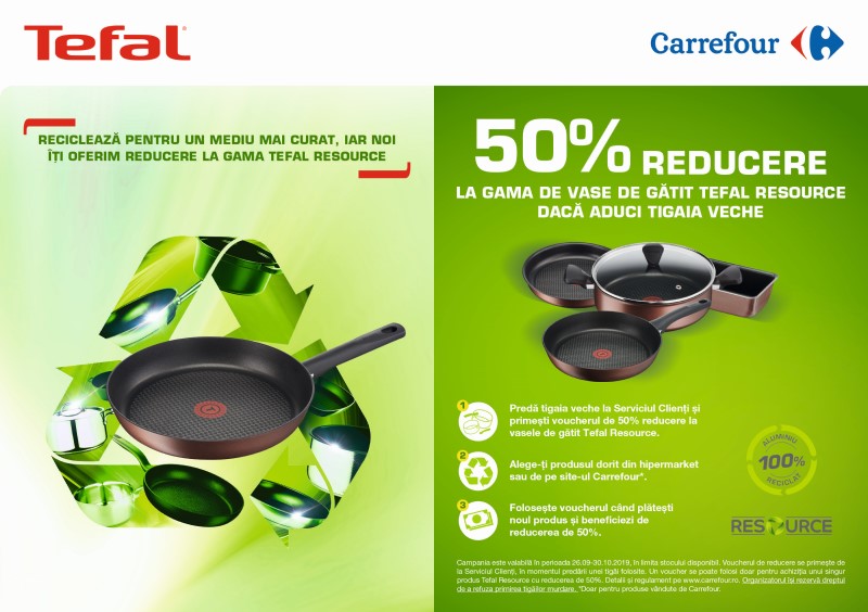 campanie reciclare tefal