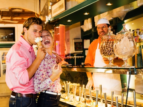 Gelateria in Florenta