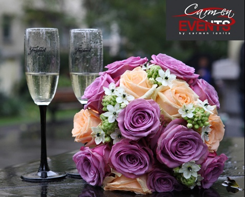 Poza aranjament floral Carmen Events