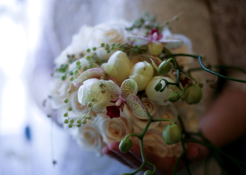 Buchet de mireasa romantic